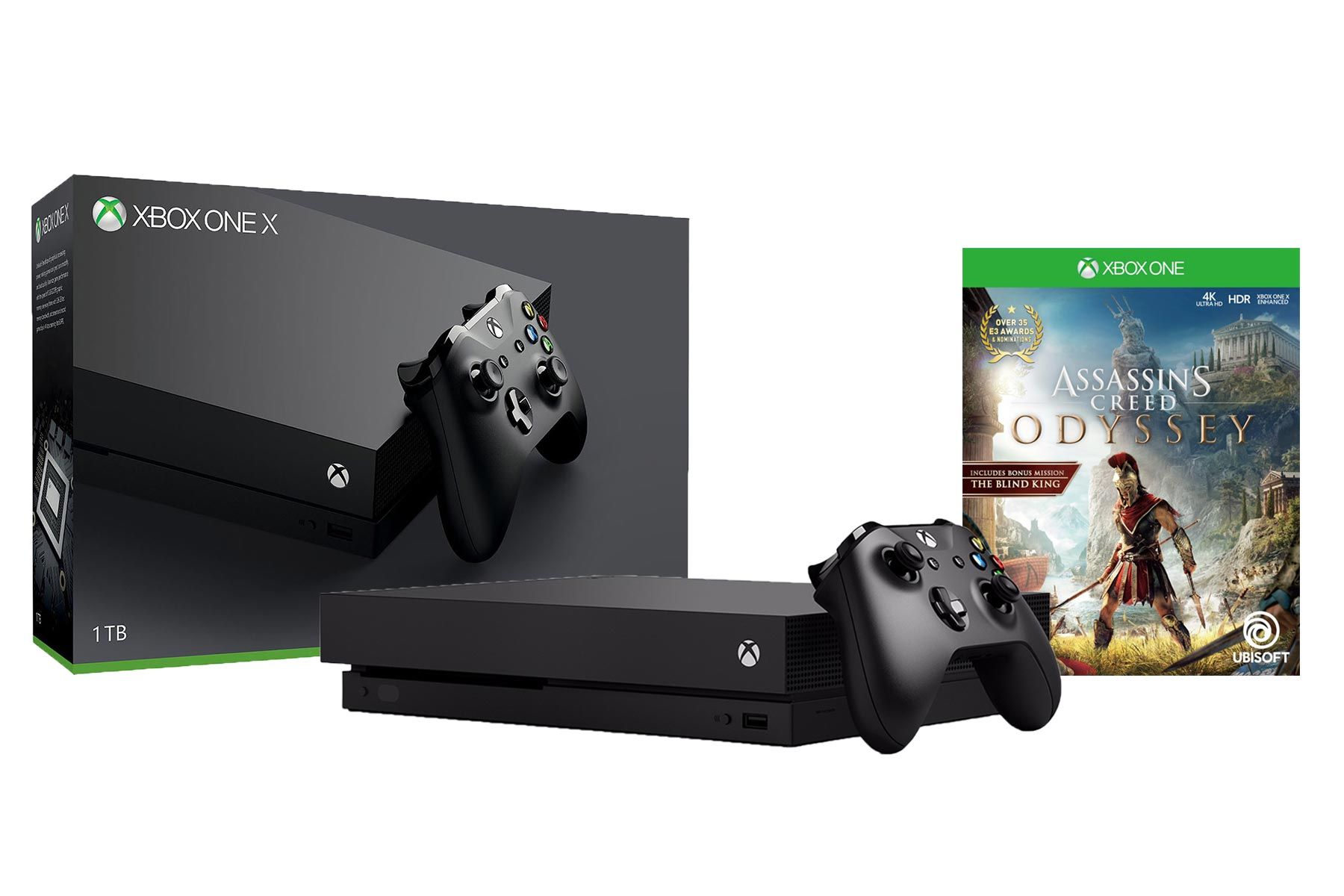 Misschien Raad eens van nu af aan Xbox One X Assassin Creed Odyssey 1TB Console Bundle: Native True 4K, HDR,  – HappyTechie